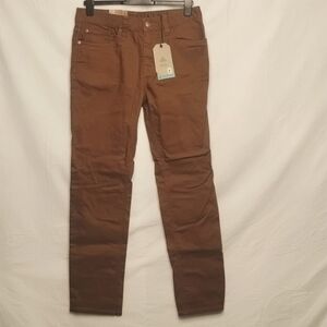 Prana w32/L32 slim fit brown bridger jeans stretch denim for men 5 pockets